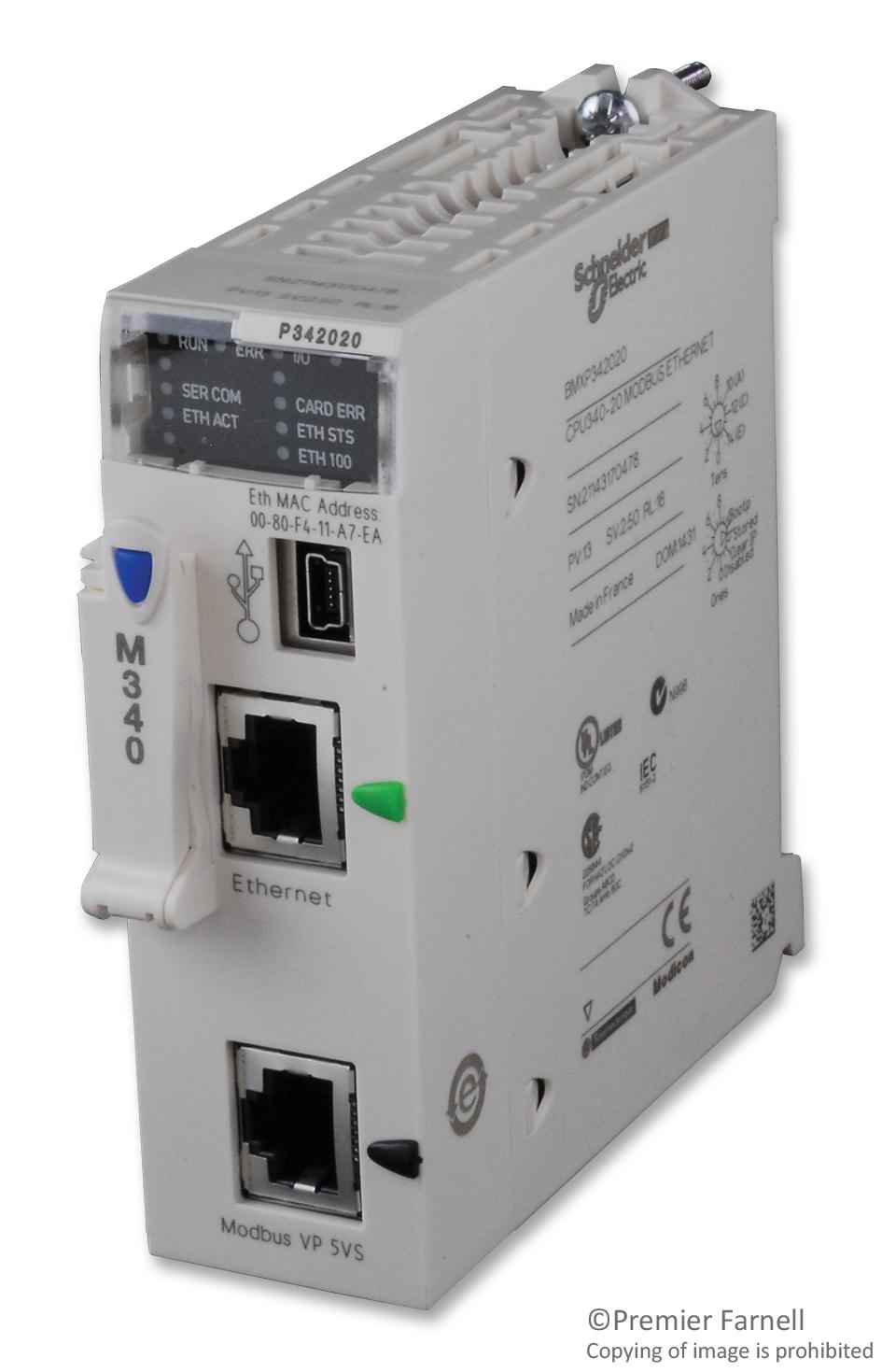 SCHNEIDER ELECTRIC BMXP342020 Procesadores Para PLCs