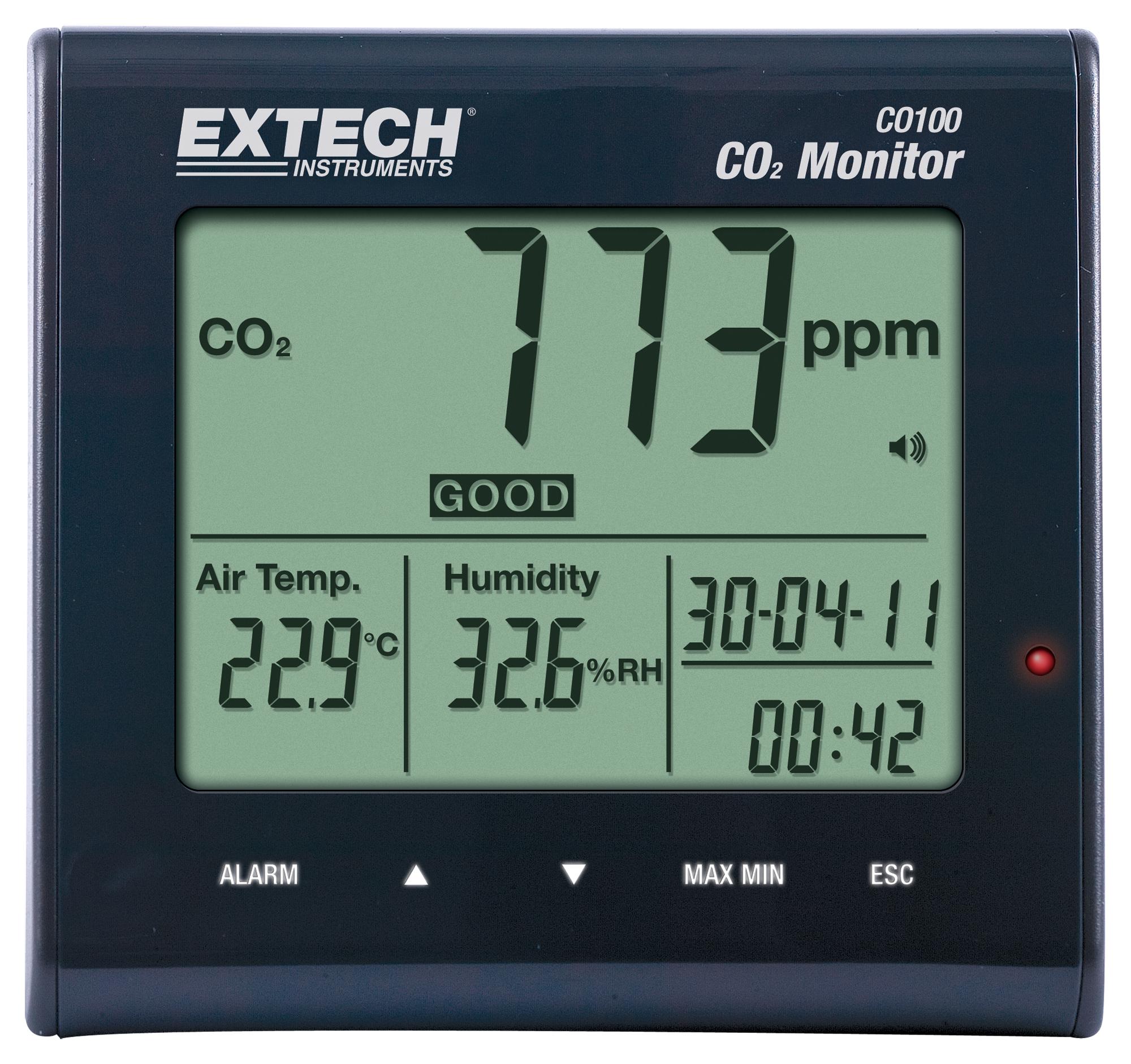 EXTECH INSTRUMENTS CO100 Medidores De Calidad Del Aire