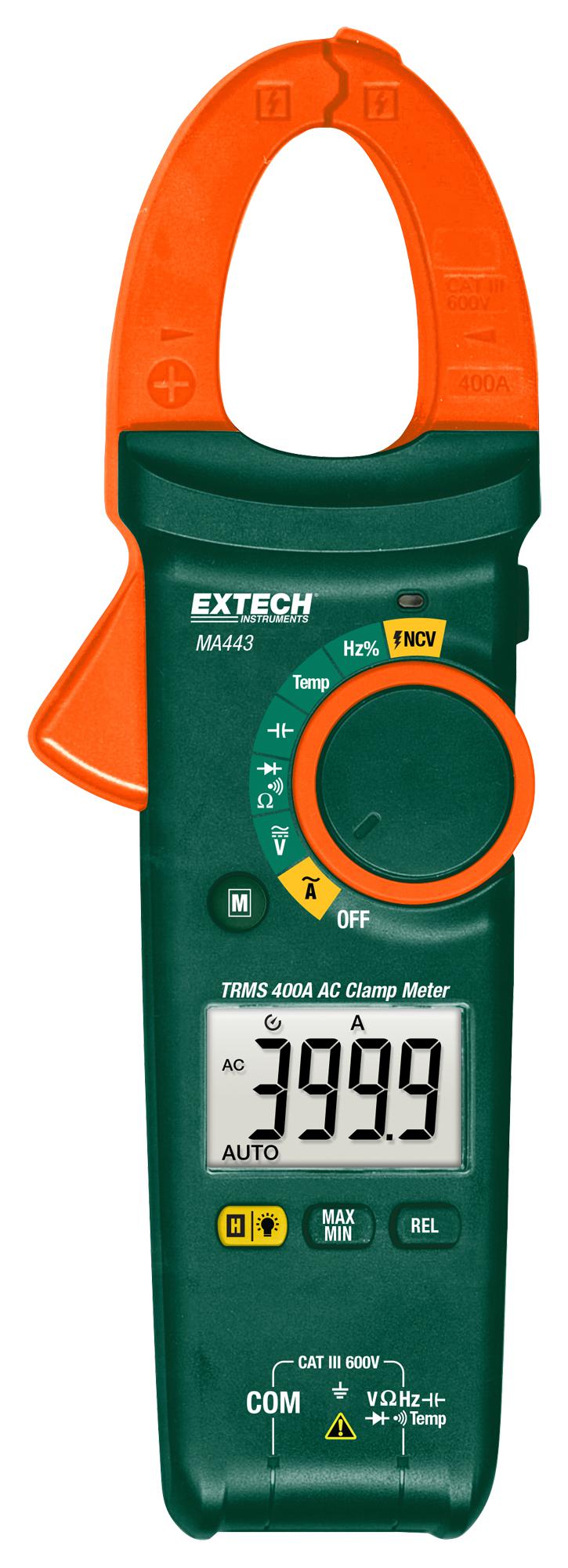 EXTECH INSTRUMENTS MA443 Pinzas Amperimétricas