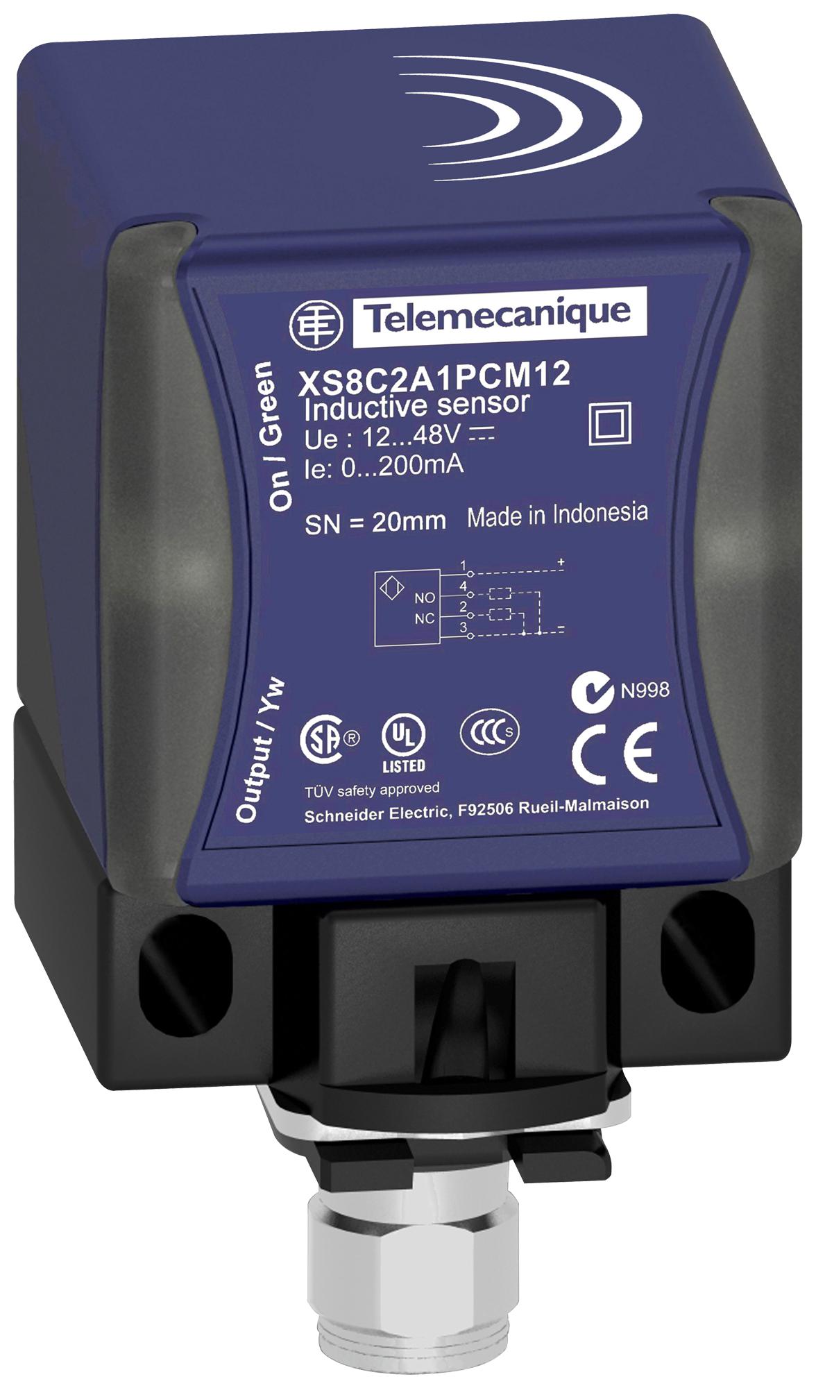 TELEMECANIQUE SENSORS XS8C2A4MAU20 Sensores De Proximidad Inductivos