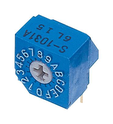 NIDEC COMPONENTS S-1031A Interruptores Codificados Giratorios