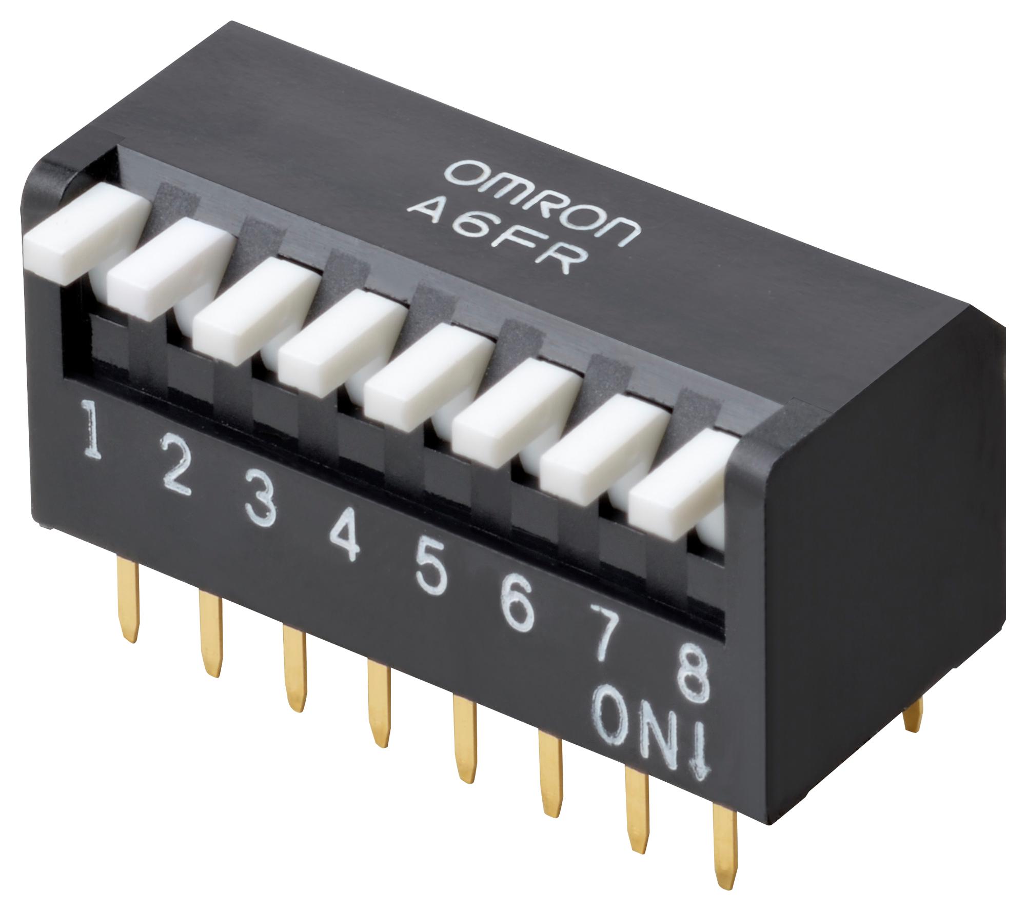 OMRON A6FR-2104 Interruptores DIP Y SIP