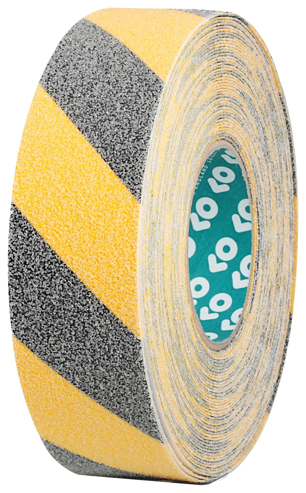 ADVANCE TAPES AT2000 BLACK/YELLOW 18M X 50MM Cinta Para Advertencias De Seguridad