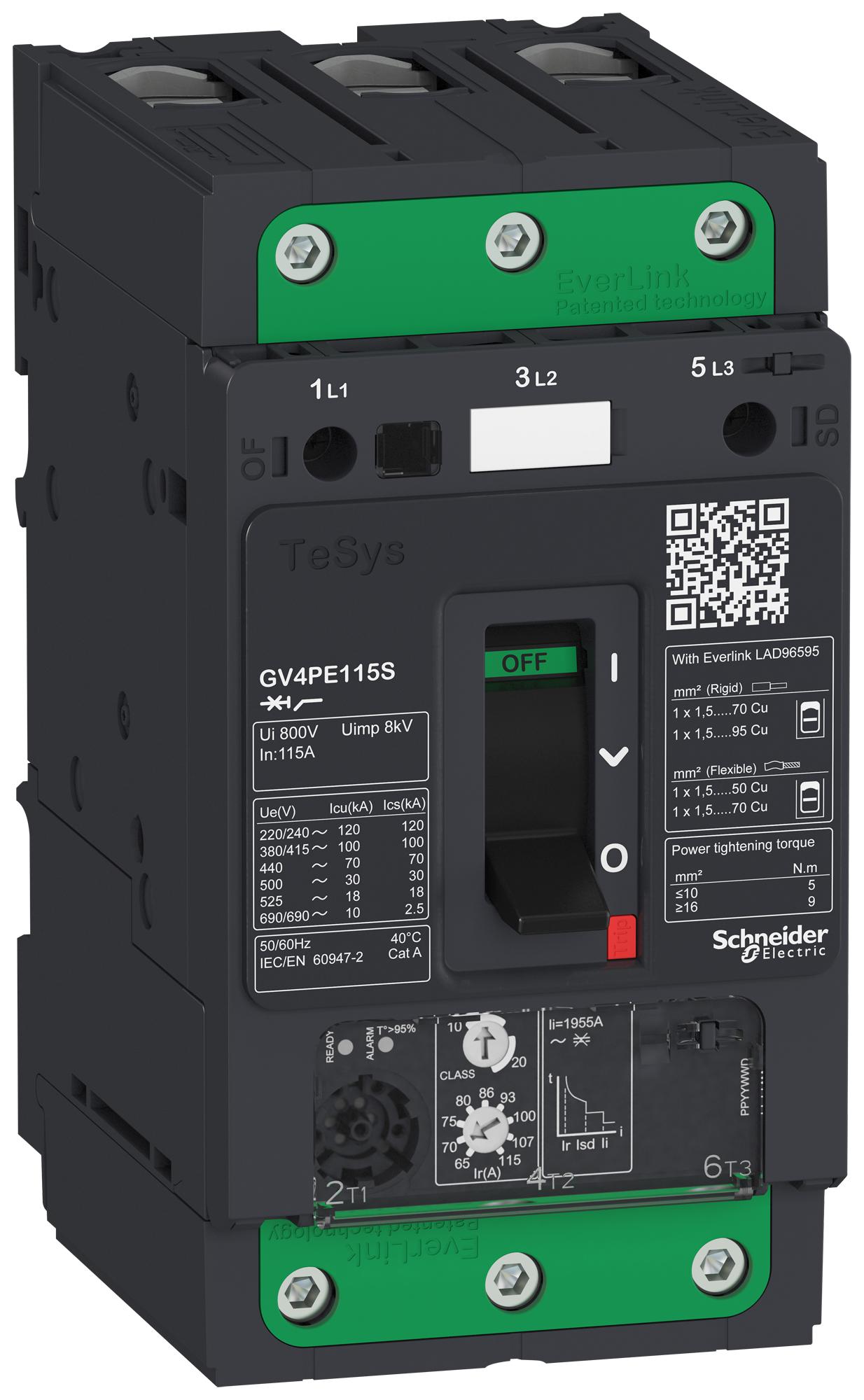 SCHNEIDER ELECTRIC GV4PE12S Disyuntores Magnetotérmicos