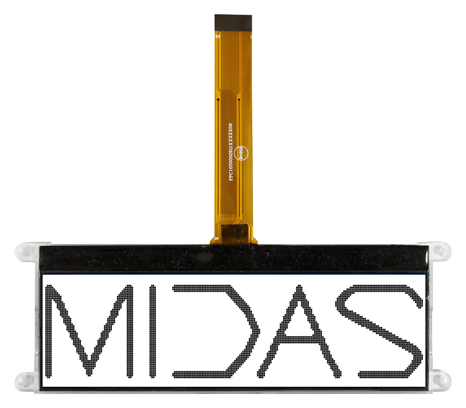 MIDAS DISPLAYS MCCOG240064F6W-FPTLW Pantallas LCD Gráficas