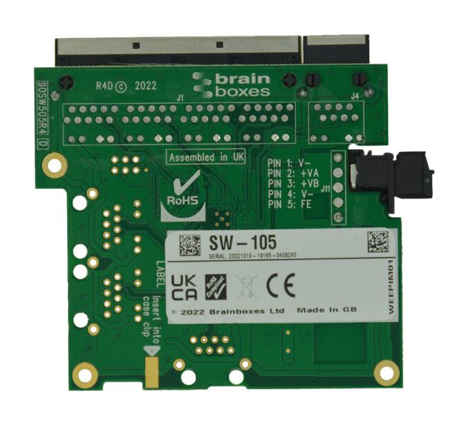 BRAINBOXES SW-105 Interruptores / Módulos Ethernet