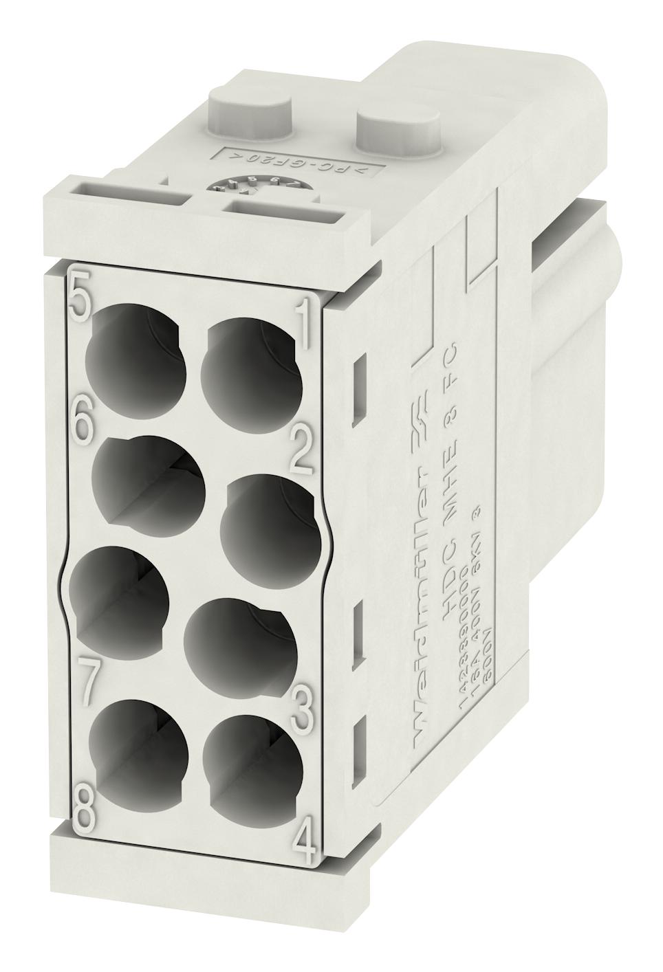 WEIDMULLER HDC MHE 8 FC Insertos / Módulos Para Conectores De Diseño Robusto