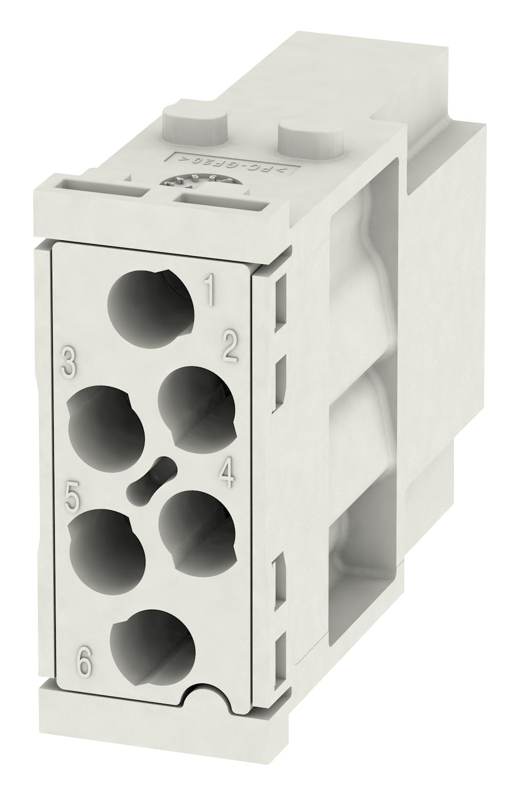 WEIDMULLER HDC MHE 6 MC Insertos / Módulos Para Conectores De Diseño Robusto