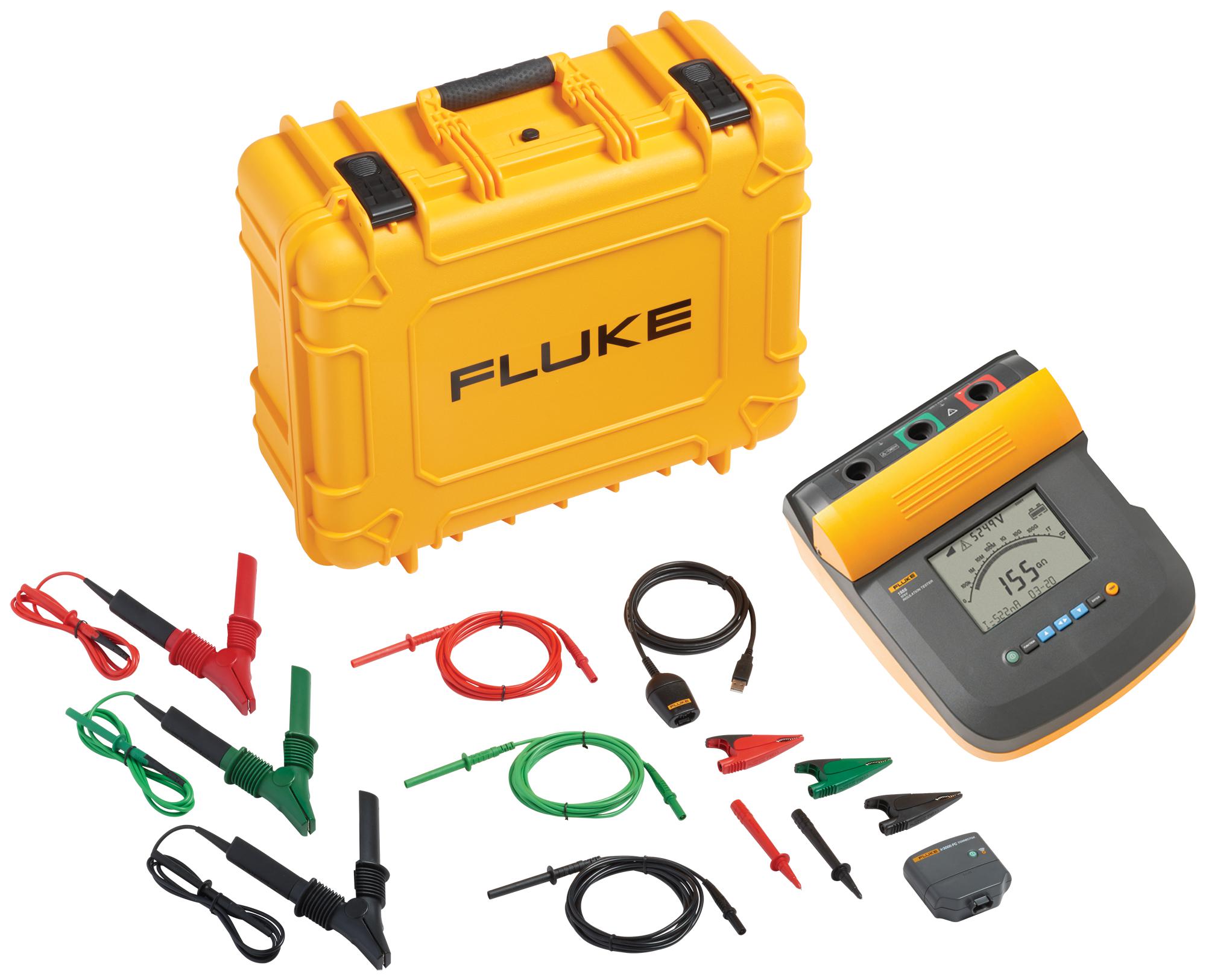 FLUKE FLUKE-1555 FC KIT W/IR3000 Comprobadores De Aislamiento