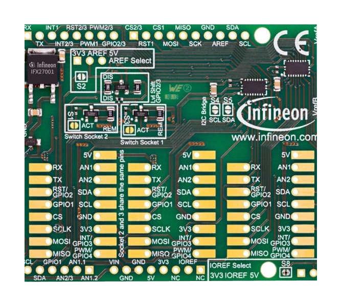 INFINEON MYIOTADAPTERTOBO1 Accesorios De Kits De Desarrollo Analógico