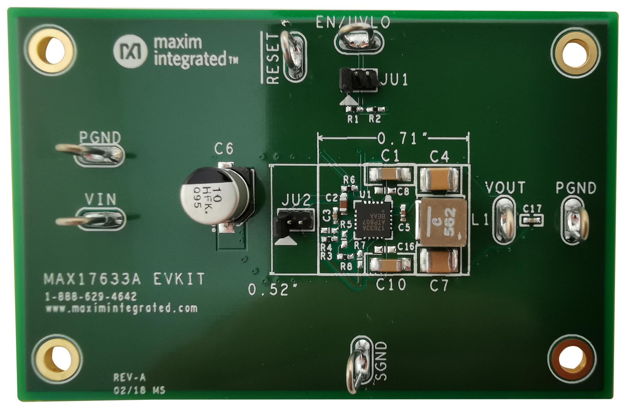 MAXIM INTEGRATED / ANALOG DEVICES MAX17633AEVKIT# Kits De Desarrollo Para Gestión De Alimentación - DC / DC