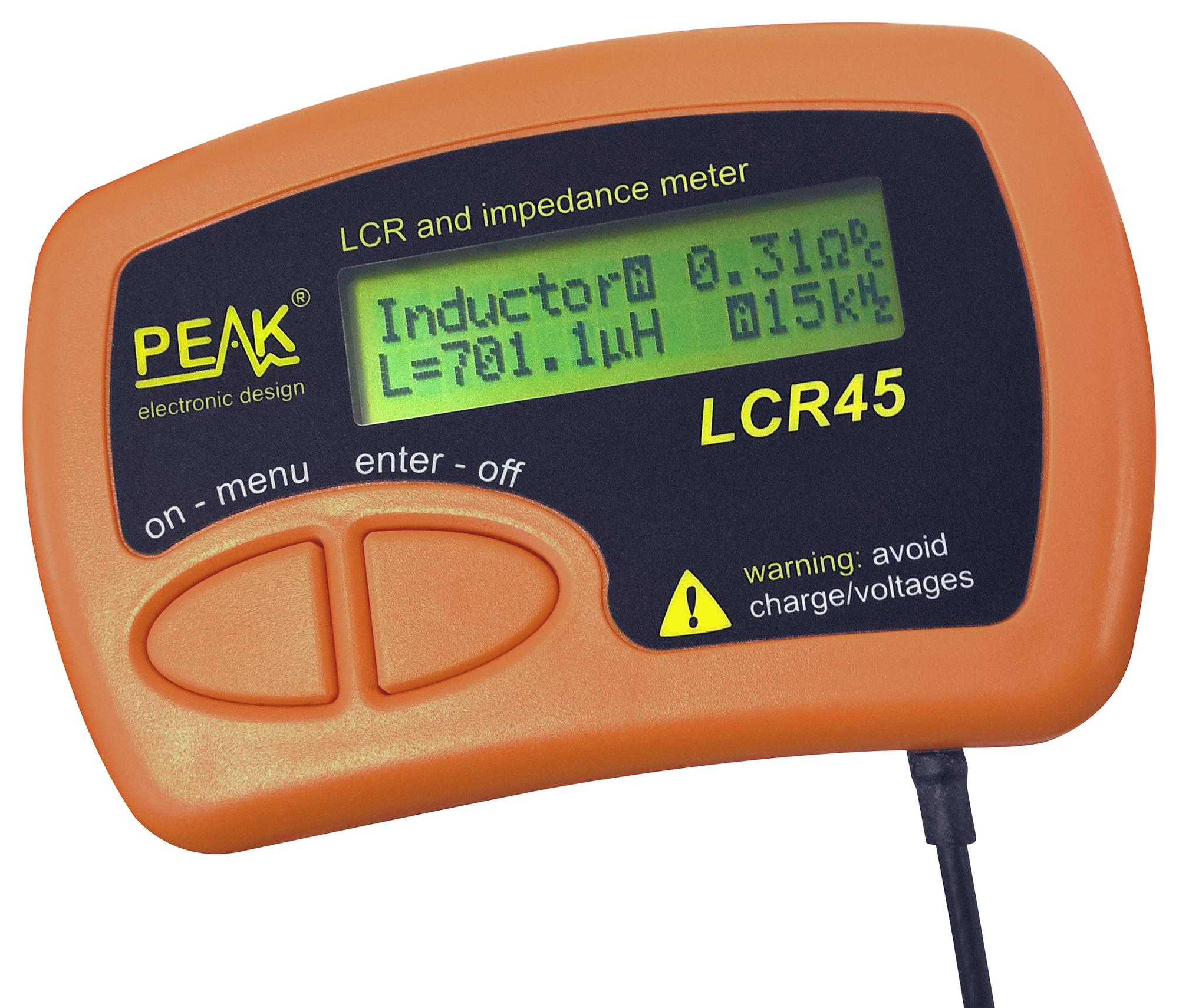 PEAK ELECTRONIC DESIGN LCR45 Medidores De RLC