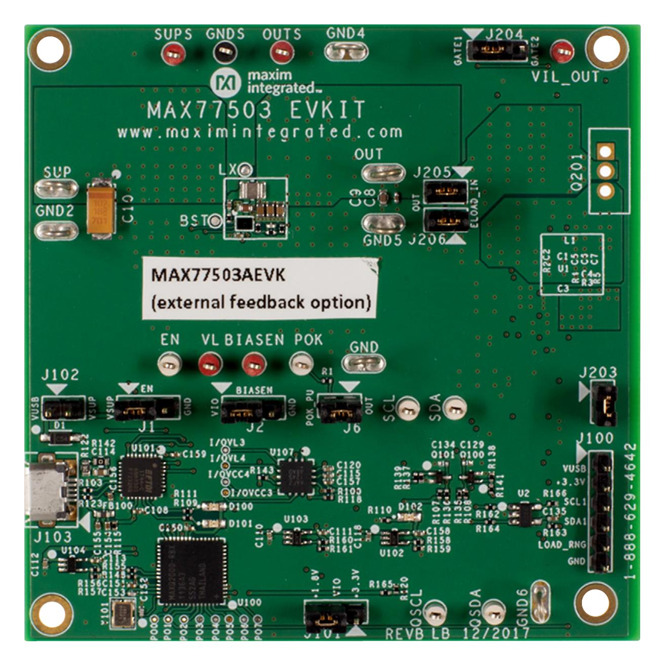 ANALOG DEVICES MAX77503AEVKIT# Kits De Desarrollo Para Gestión De Alimentación - DC / DC