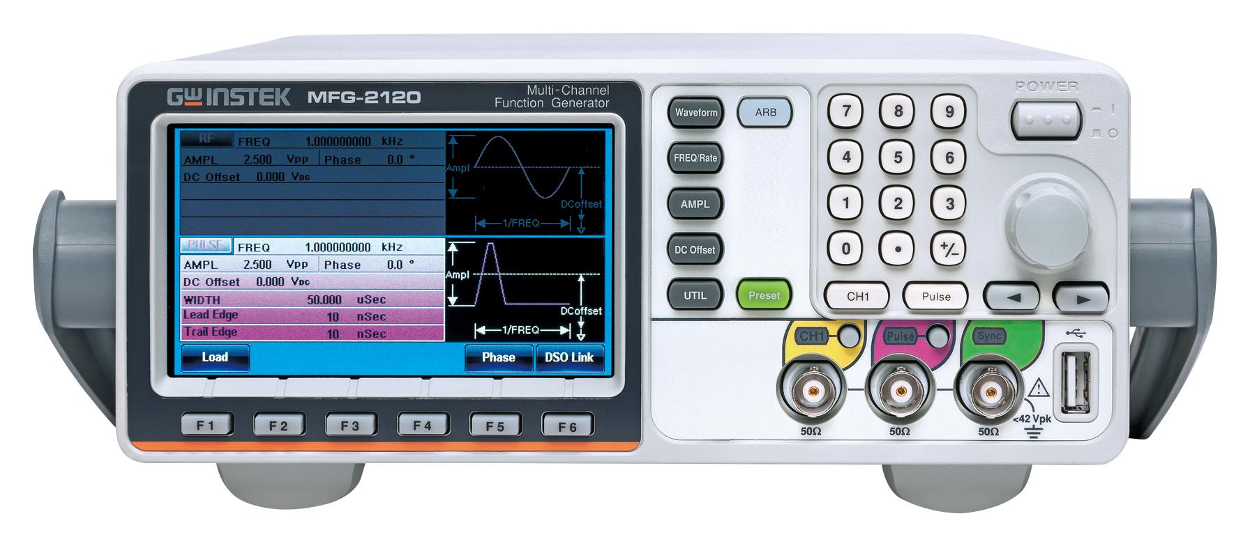 GW INSTEK MFG-2120 Generadores De Funciones / Arbitrarios / Pulsos