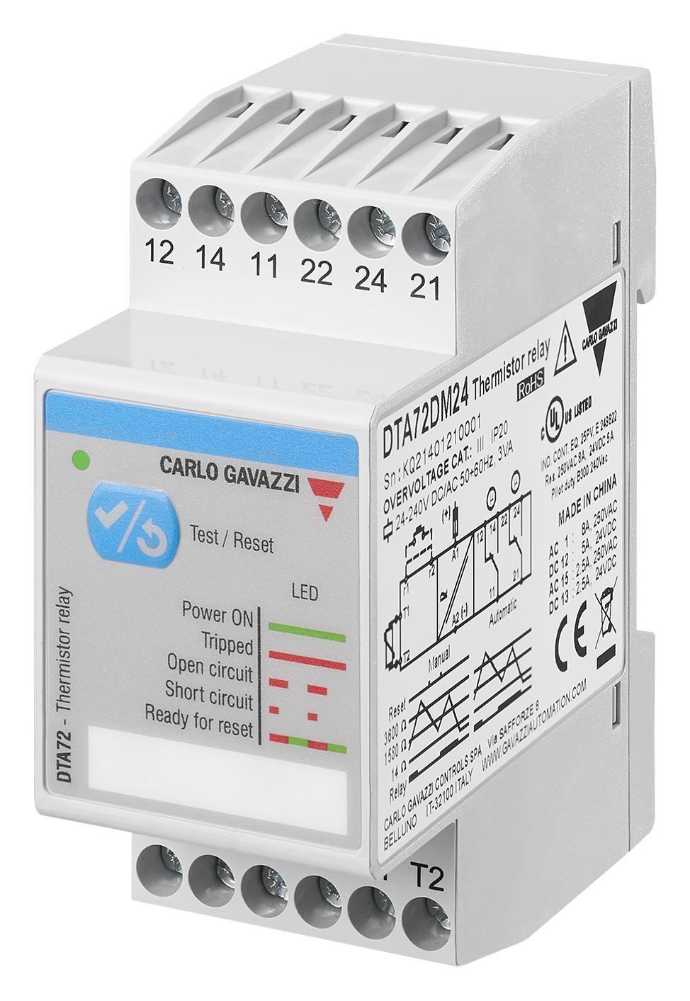 CARLO GAVAZZI DTA72DM24 Relés De Control De Temperatura