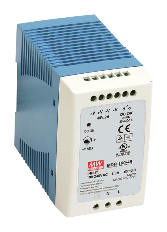 Alimentation rail DIN Mean Well MDR-100-48 2 A 96 W 1 x
