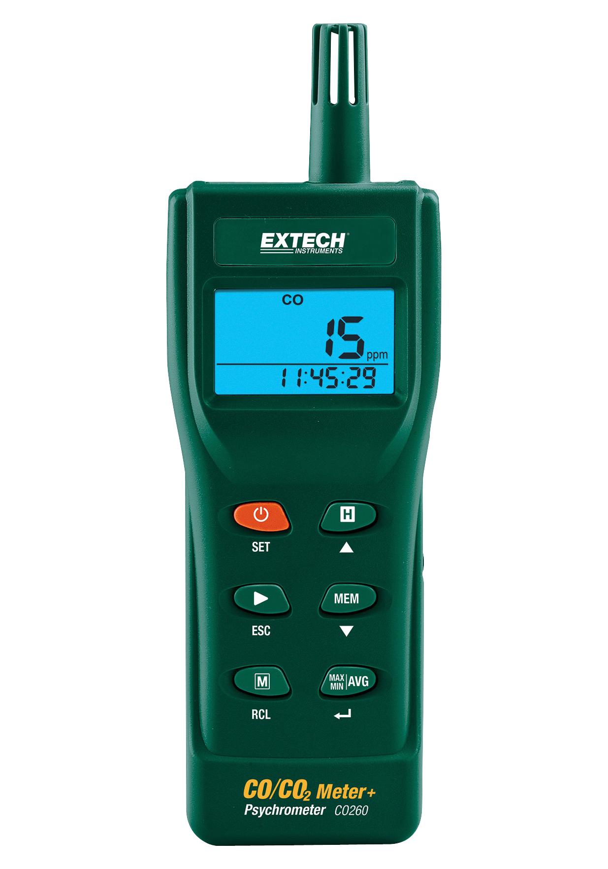 EXTECH INSTRUMENTS CO260 Medidores De Calidad Del Aire