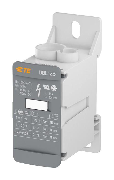 TE CONNECTIVITY / PARTNER STOCK 1SNL312510R0000 Bloques De Distribución De Potencia