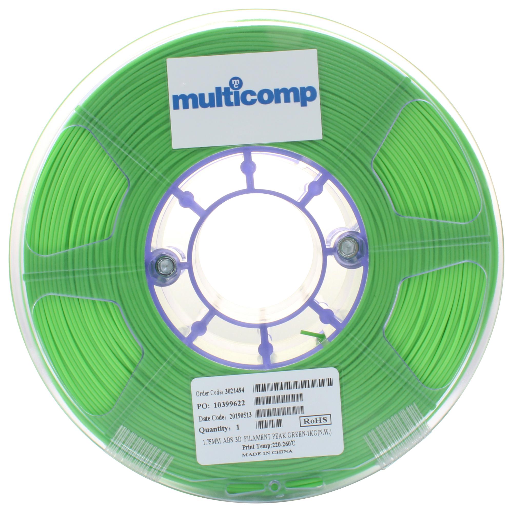 MULTICOMP PRO MC011443 Filamentos De Impresión 3D