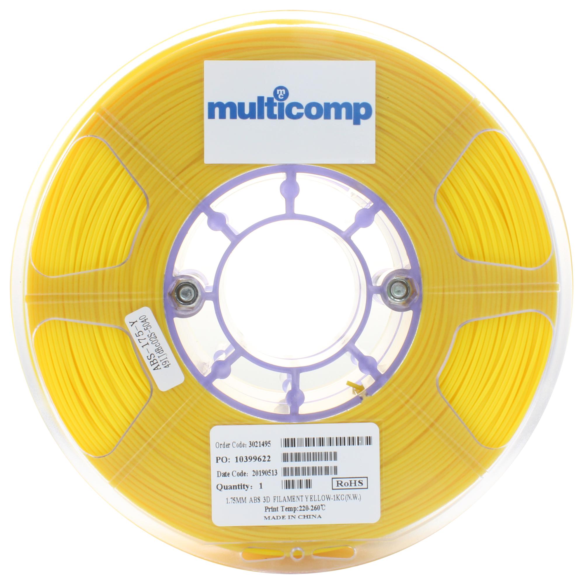 MULTICOMP PRO MC011444 Filamentos De Impresión 3D