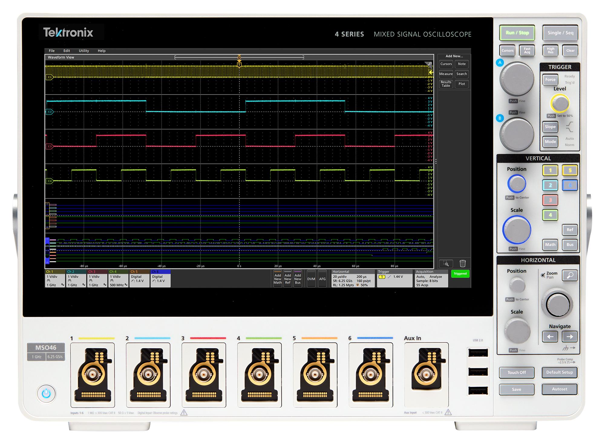 TEKTRONIX MSO46 4-BW-1000 FREE BW UPGRADE Osciloscopios De Señal Mixta / Dominio Mixto (MSO/MDO)