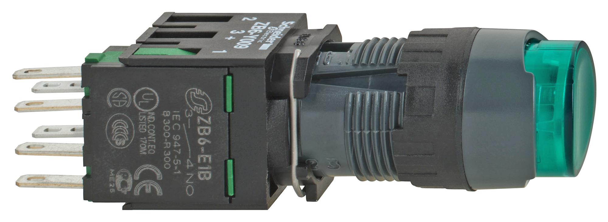 SCHNEIDER ELECTRIC XB6AE3B1B Interruptores Industriales Con Pulsador