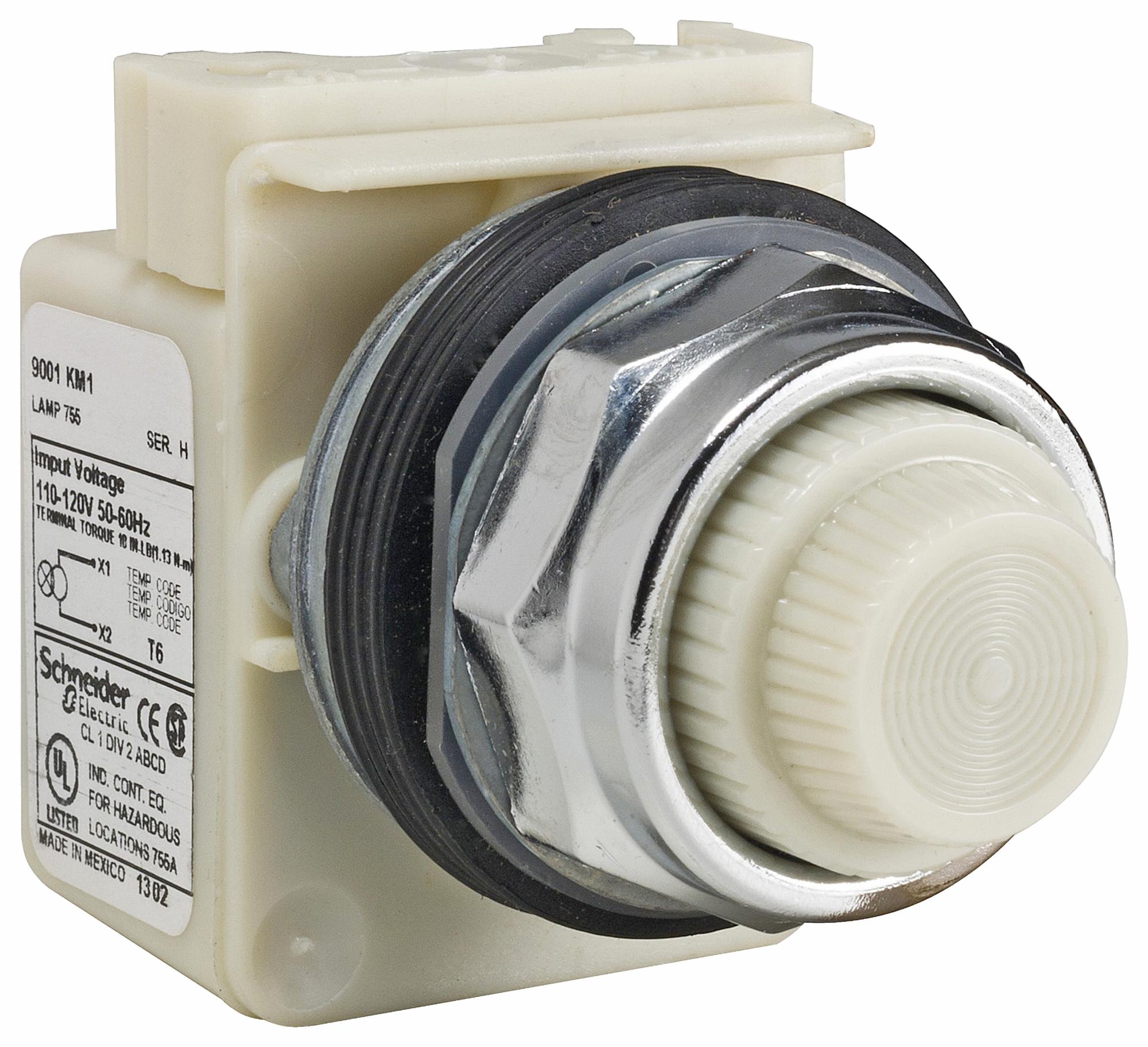 SCHNEIDER ELECTRIC 9001KP1W31 Indicadores Incandescentes