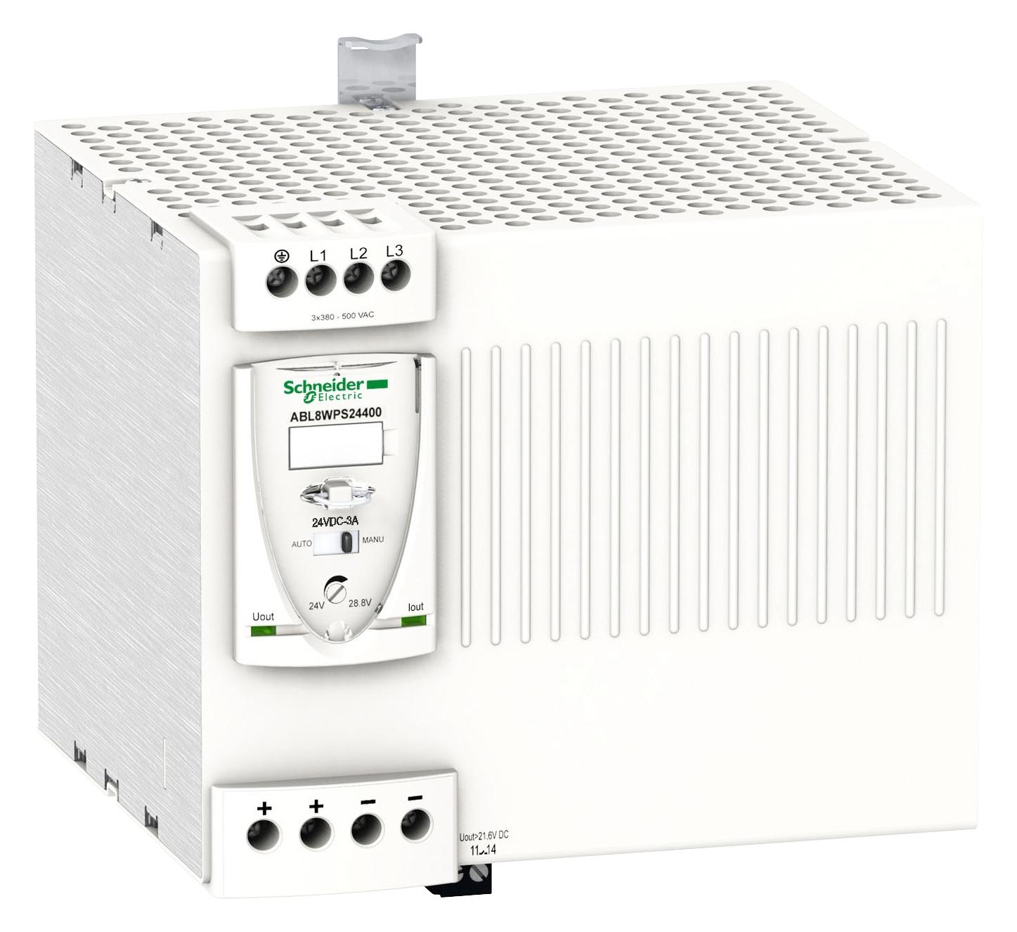 SCHNEIDER ELECTRIC ABL8WPS24400 Convertidores De Montaje En Carril DIN (AC / DC)