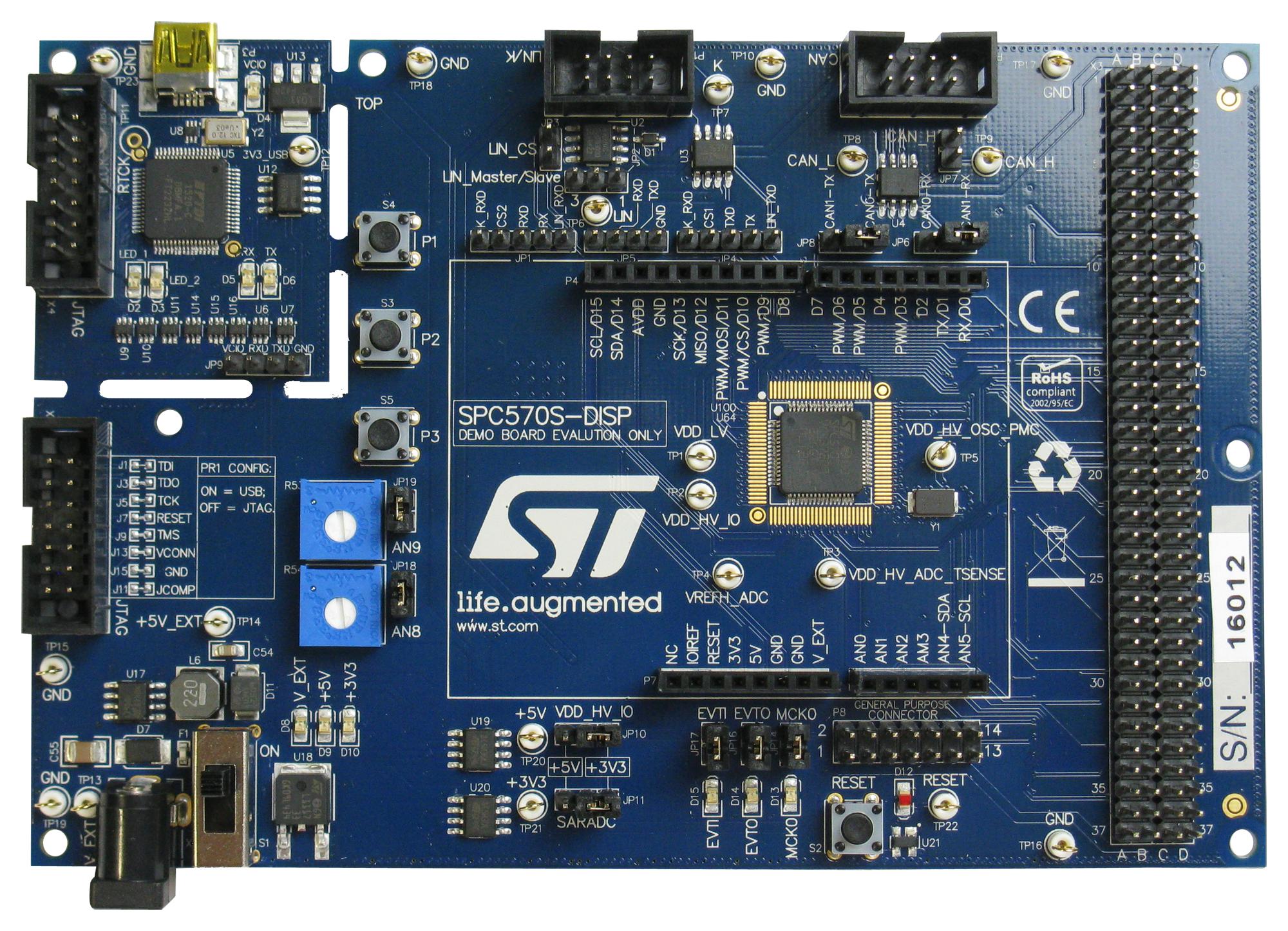 STMICROELECTRONICS SPC570S-DISP Kits De Desarrollo Integrado - Otros Ordenadores Integrados