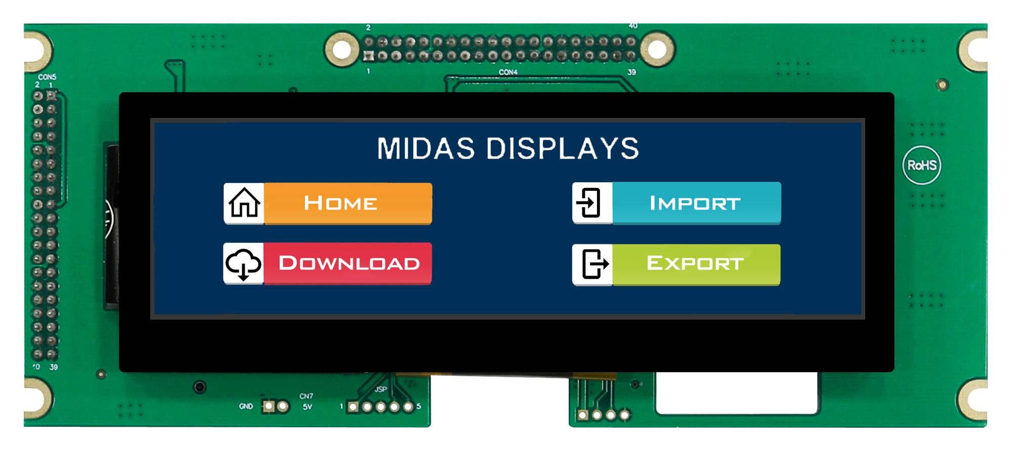 MIDAS DISPLAYS MDT0520COHC-HDMI Pantallas LCD De TFT