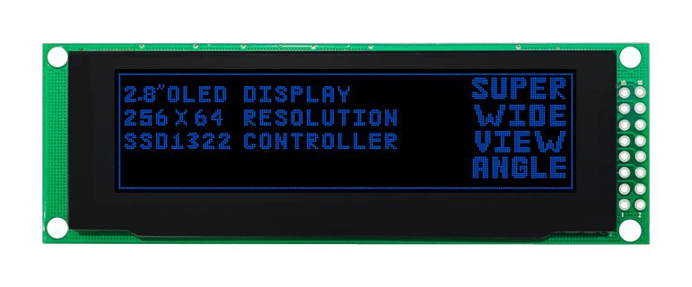 MIDAS DISPLAYS MDOB256064AX-BM Pantallas OLED Gráficas