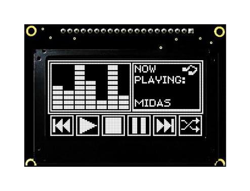 MIDAS DISPLAYS MCOB128064JX-WM Pantallas OLED Gráficas