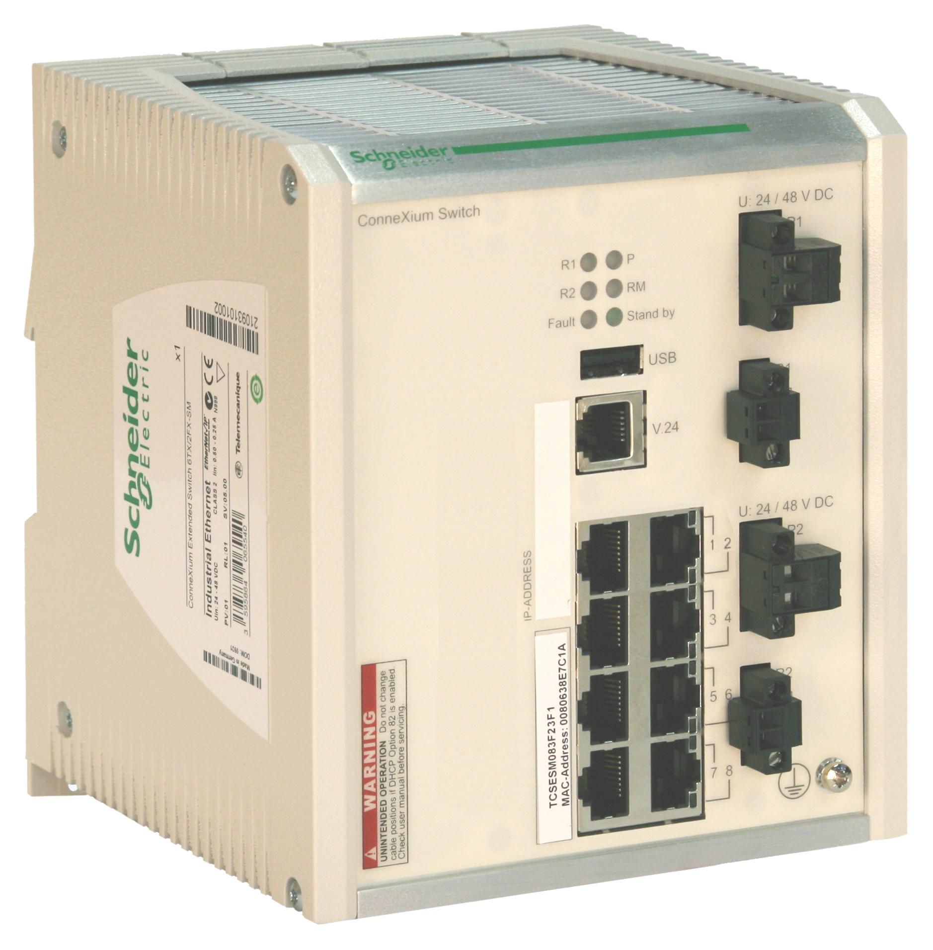 SCHNEIDER ELECTRIC TCSESM083F23F1 Interruptores / Módulos Ethernet