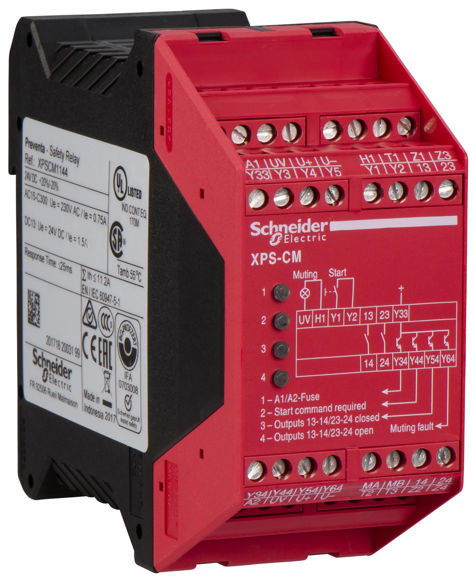 SCHNEIDER ELECTRIC XPSCM1144P Relés De Seguridad