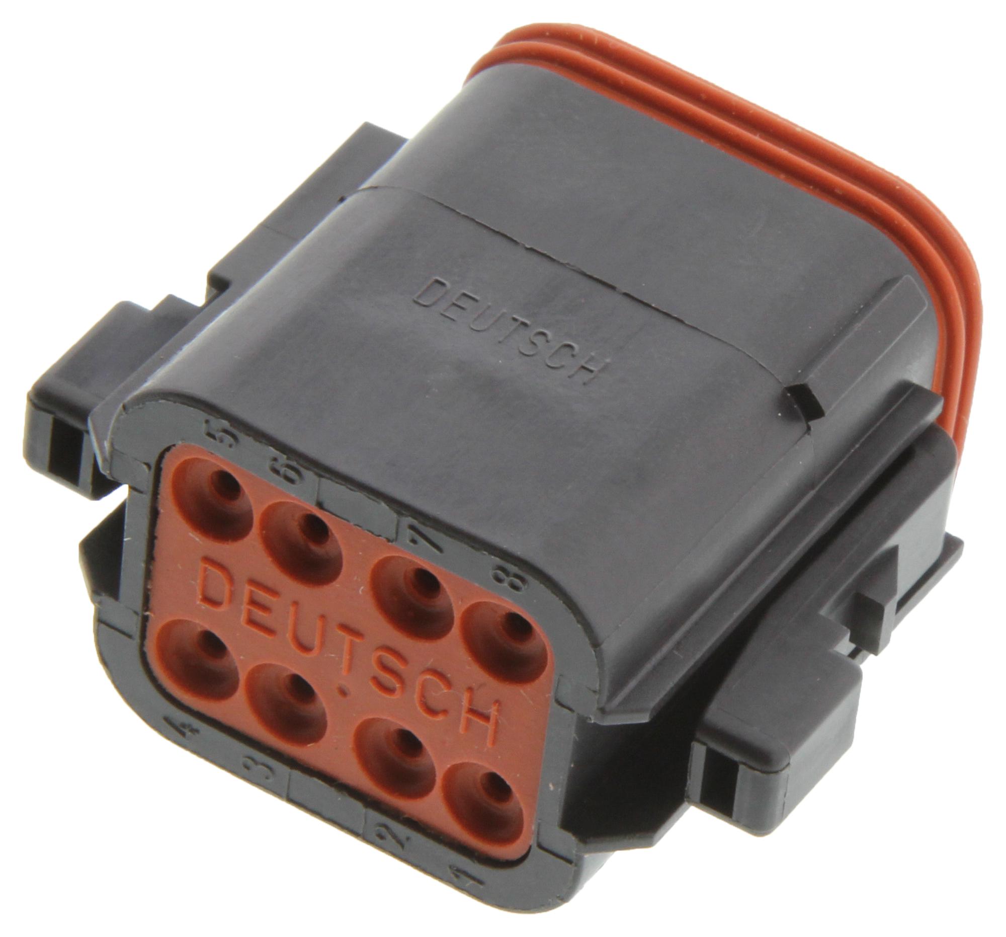 DEUTSCH - TE CONNECTIVITY DT06-08SB Carcasas Para Conectores De Automoción