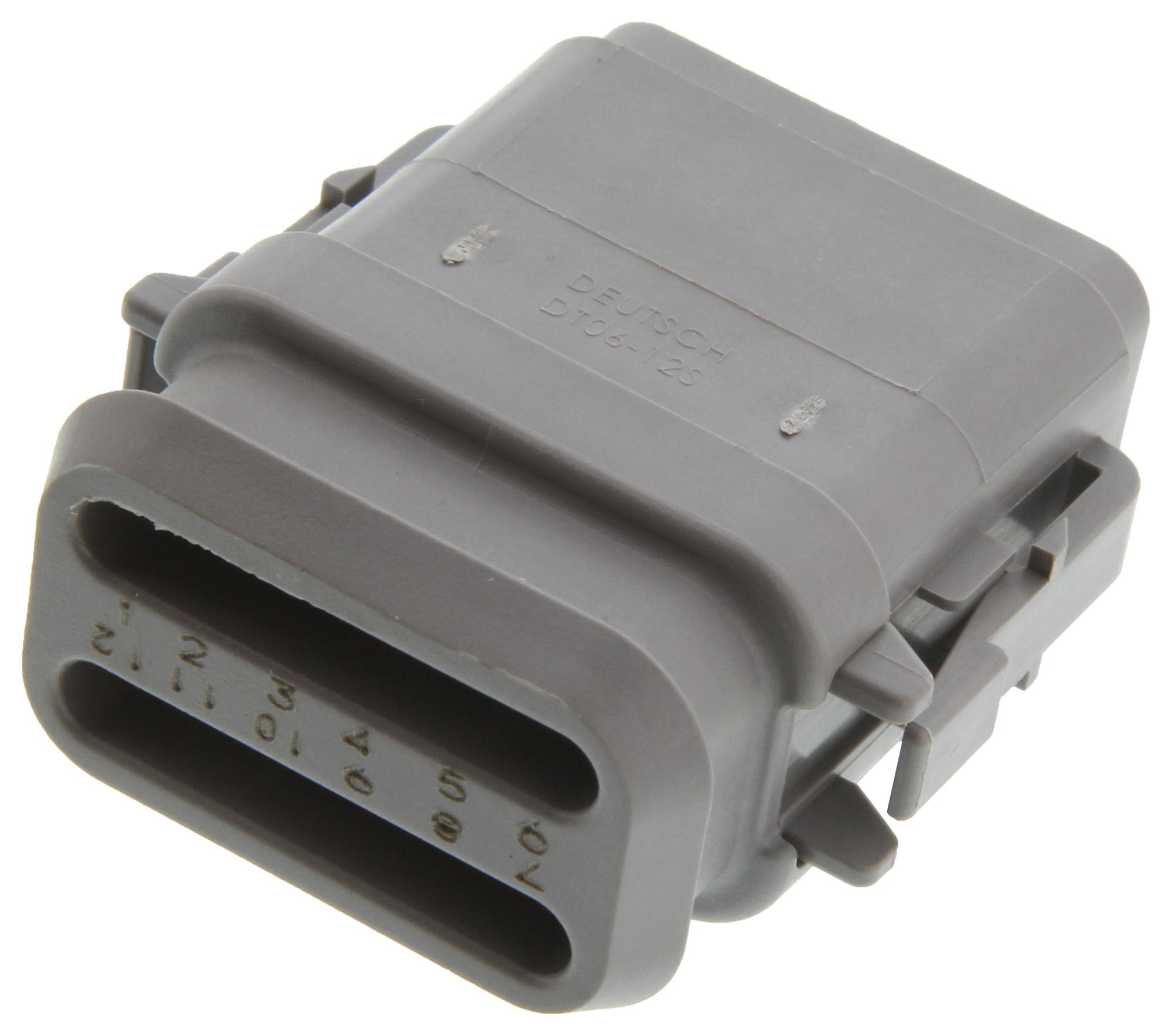 DEUTSCH - TE CONNECTIVITY DT06-12SA-E008 Carcasas Para Conectores De Automoción