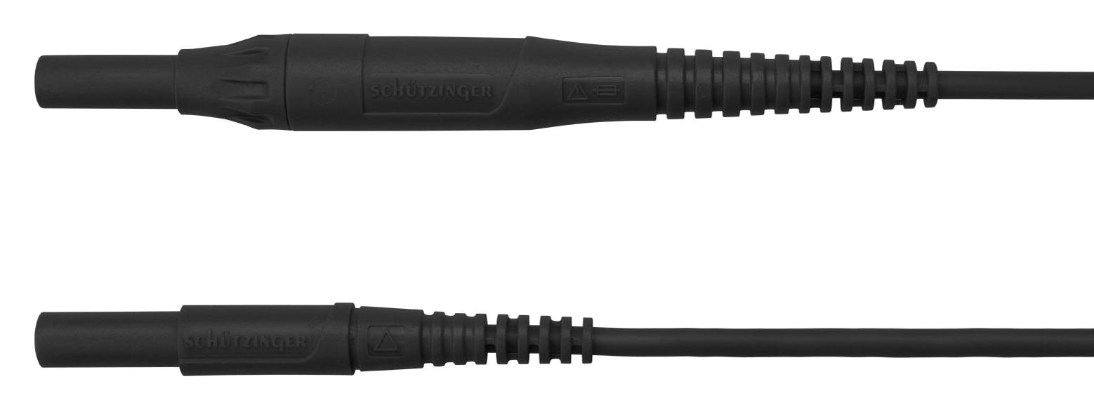 SCHUTZINGER MSFK B441 / 1 / 200 / SW Cables De Prueba Banana