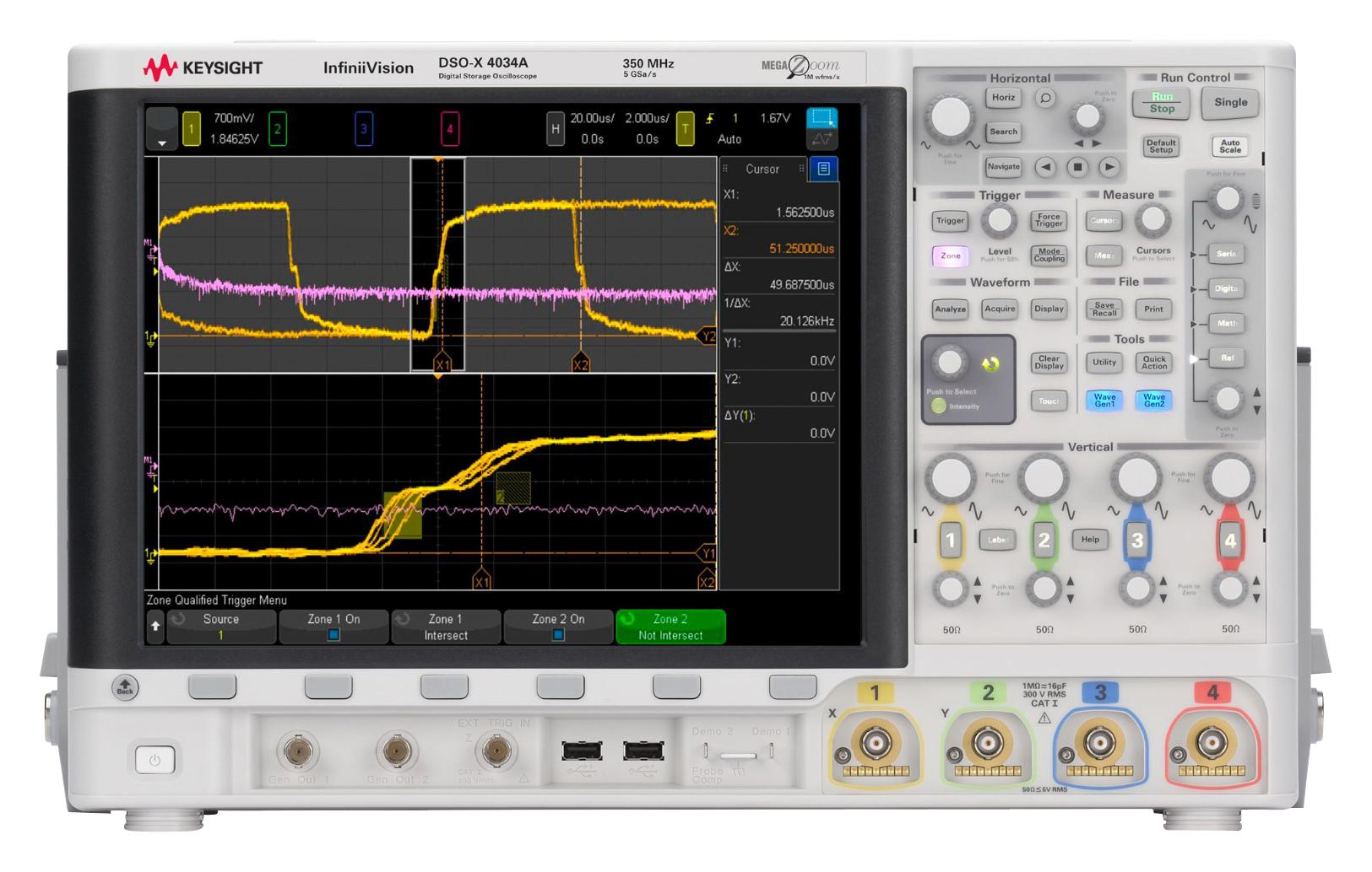 KEYSIGHT TECHNOLOGIES DSOX4034A Osciloscopios De Señal Digital / Fósforo Digital (DSO/DPO)