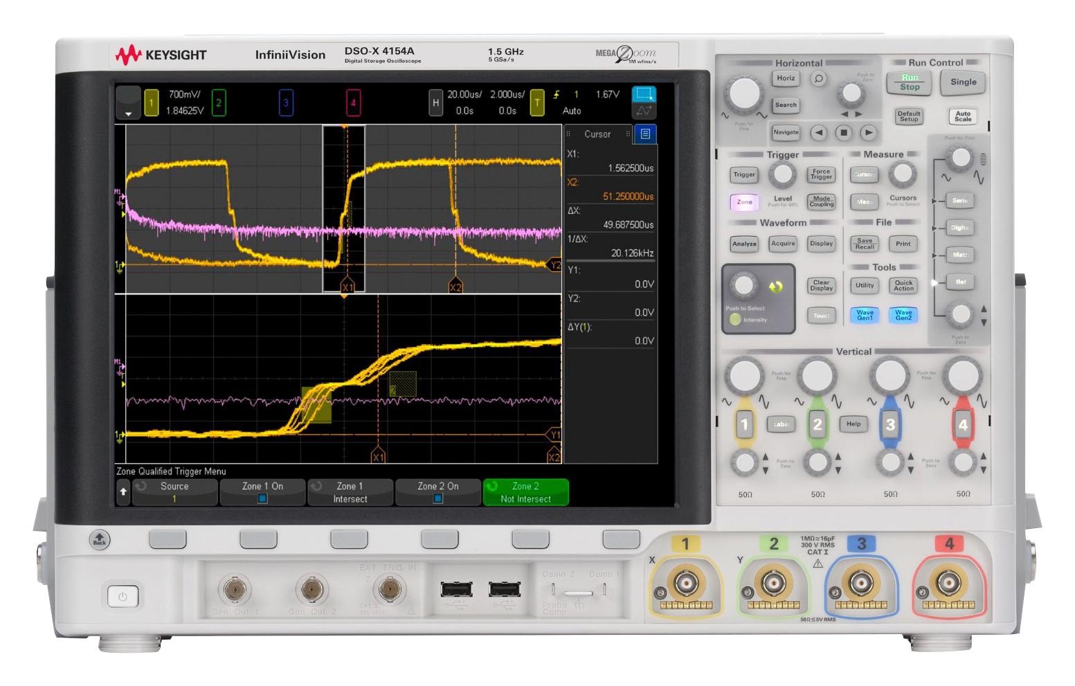 KEYSIGHT TECHNOLOGIES DSOX4154A Osciloscopios De Señal Digital / Fósforo Digital (DSO/DPO)