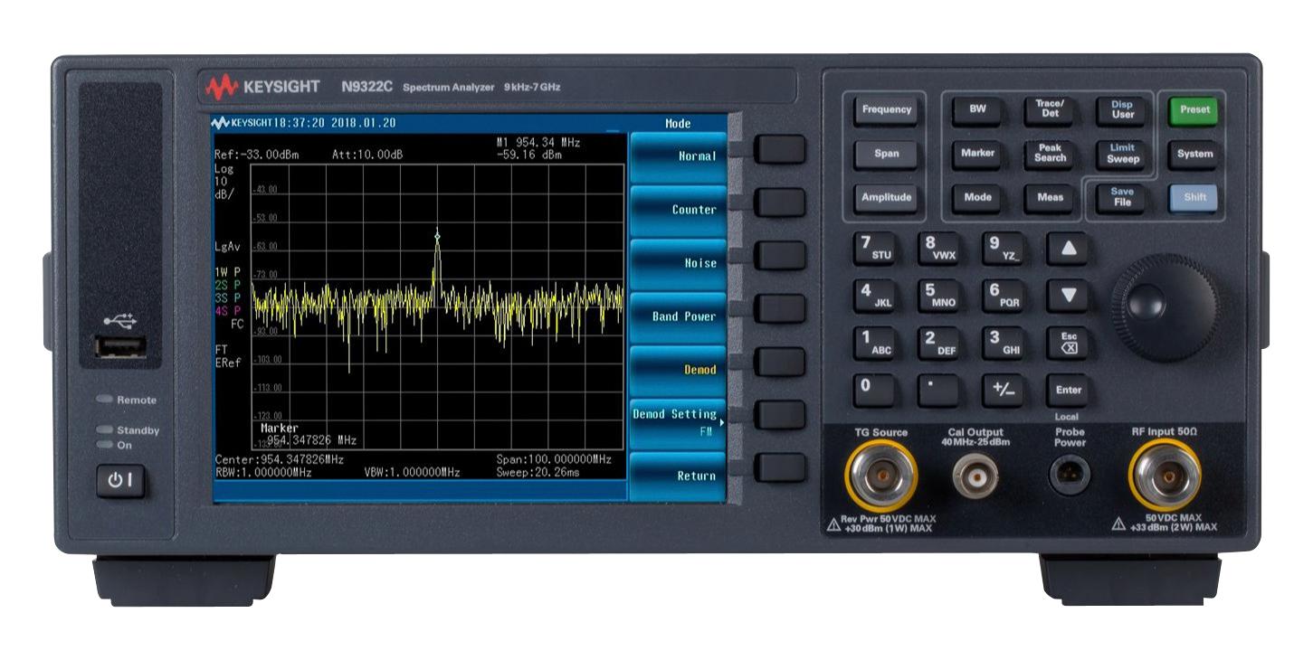 KEYSIGHT TECHNOLOGIES N9322C Analizadores De Espectro