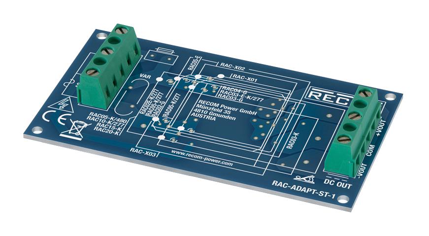 RECOM POWER RAC-ADAPT-ST-1 Accesorios Para Fuentes De Alimentación