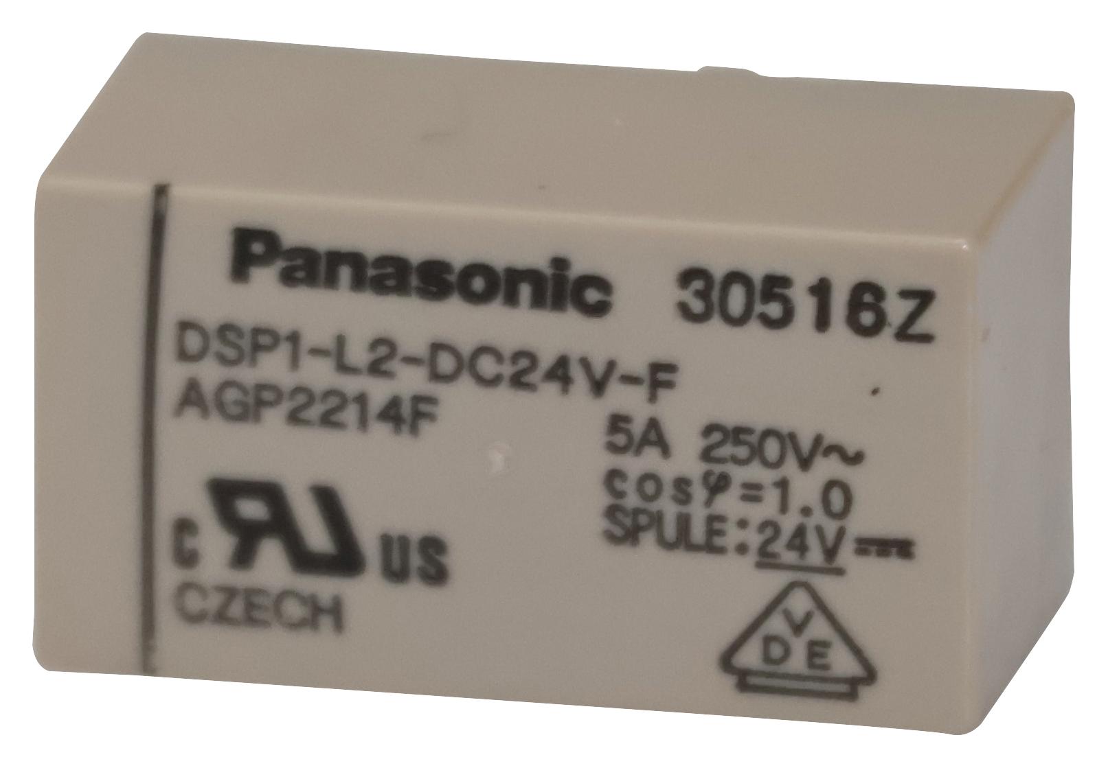 PANASONIC DSP1-L2-DC24V-F Relés De Potencia