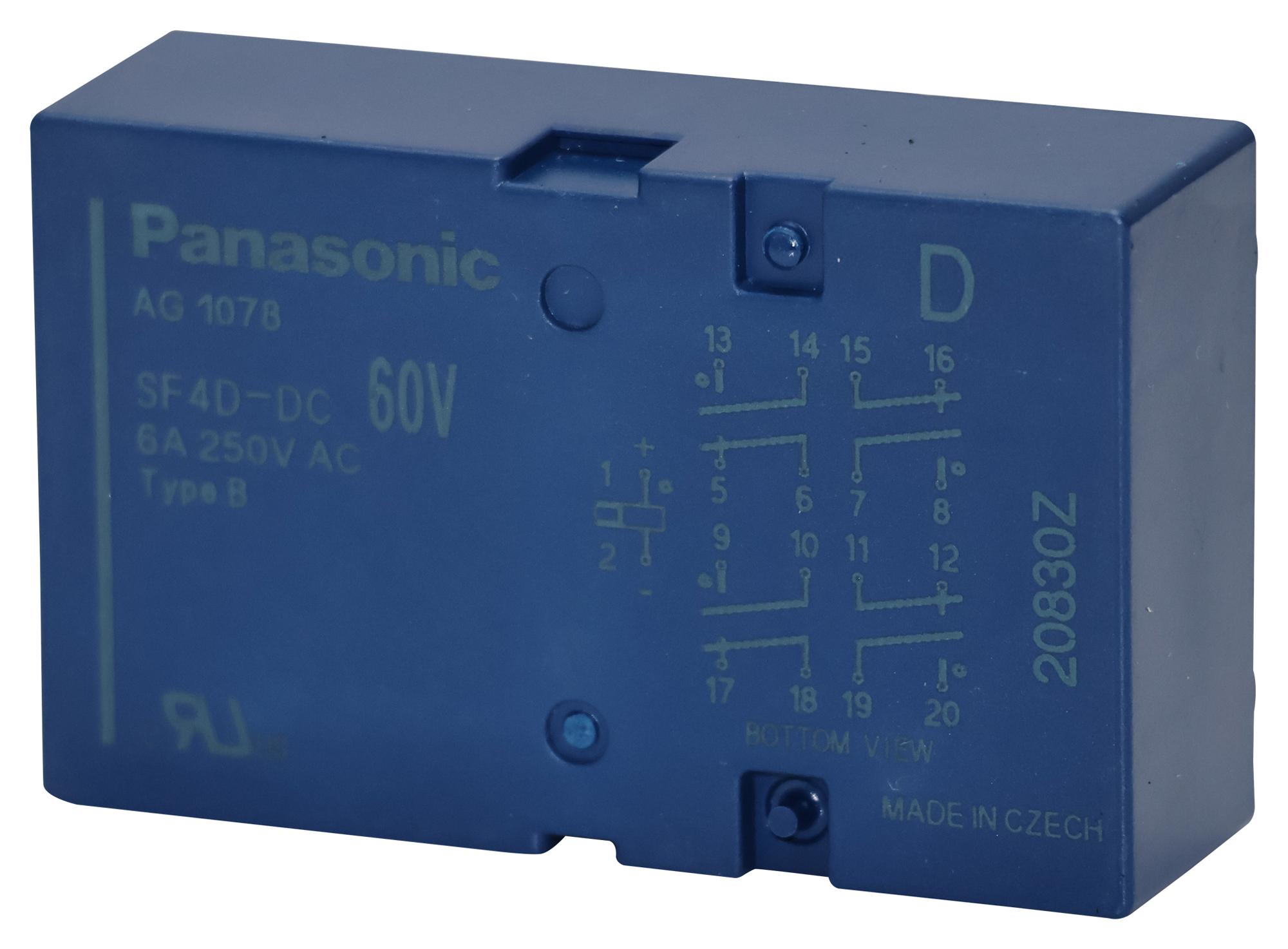 PANASONIC SF4D-DC60V Relés De Seguridad