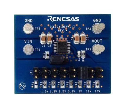 RENESAS ISL80410EVAL1Z Kits De Desarrollo Para Gestión De Alimentación - Regulador Lineal De Tensión