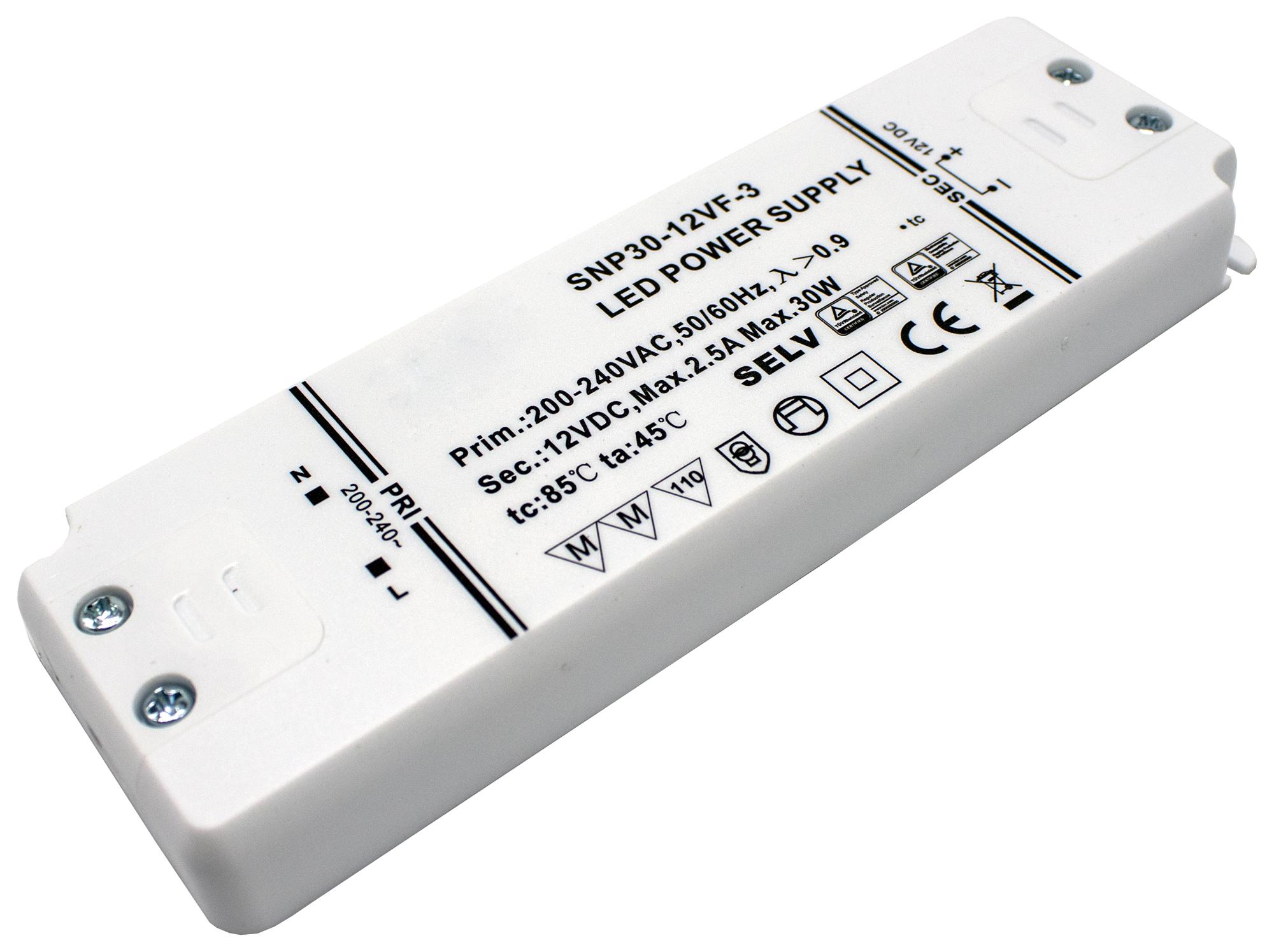 POWERPAX LED-DR-12V-2500-30W Fuentes De Alimentación Para LED AC / DC