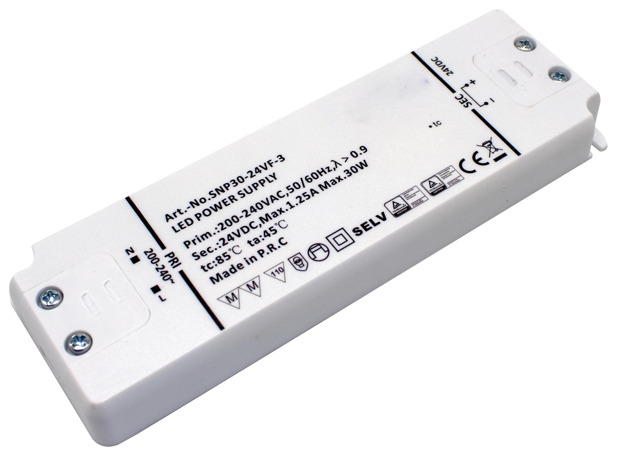 POWERPAX LED-DR-24V-30W Fuentes De Alimentación Para LED AC / DC