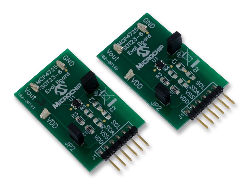 MICROCHIP MCP4725EV Kits De Desarrollo Para Conversión De Datos - DAC