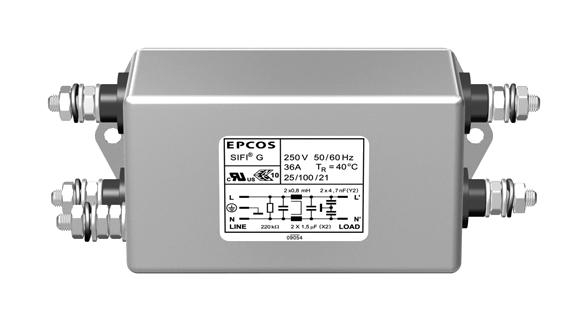 EPCOS B84112G0000M120 Filtros Para Línea De Alimentación