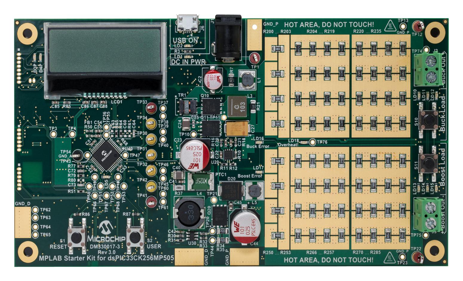 MICROCHIP DM330017-3 Kits De Desarrollo Integrado - DSPIC / PIC