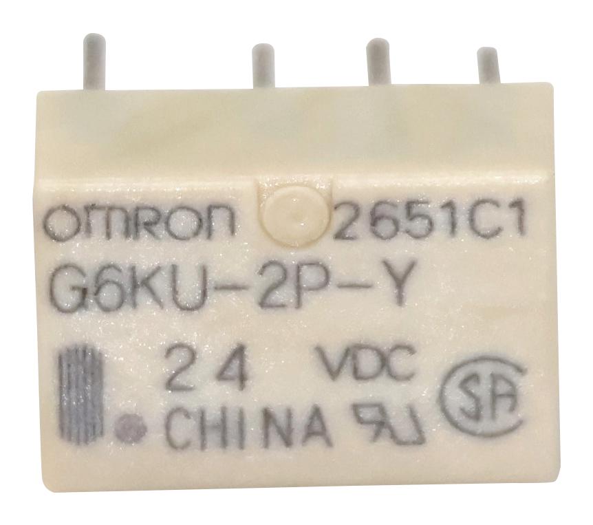 OMRON ELECTRONIC COMPONENTS G6KU-2P-Y  DC24 Relés De Señal